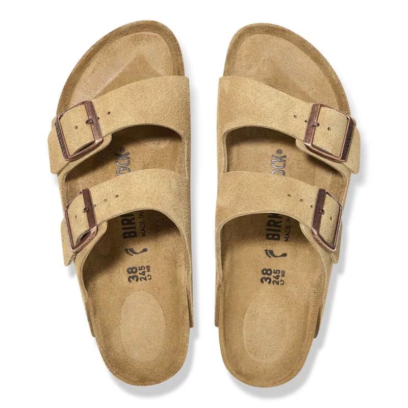 Womens Arizona Suede Latte Cream