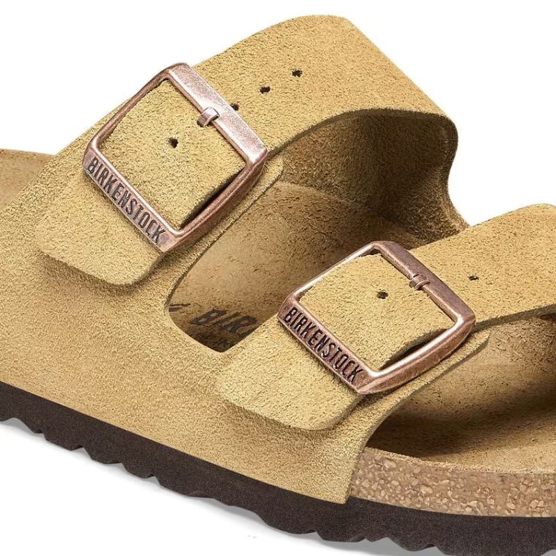 Womens Arizona Suede Latte Cream