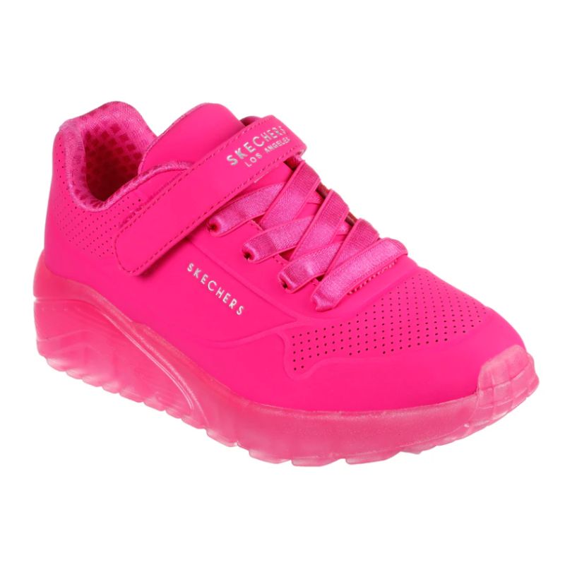 Girls pink sketchers hotsell