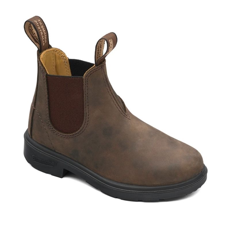 Unisex Kids' Blundstones Rustic Brown