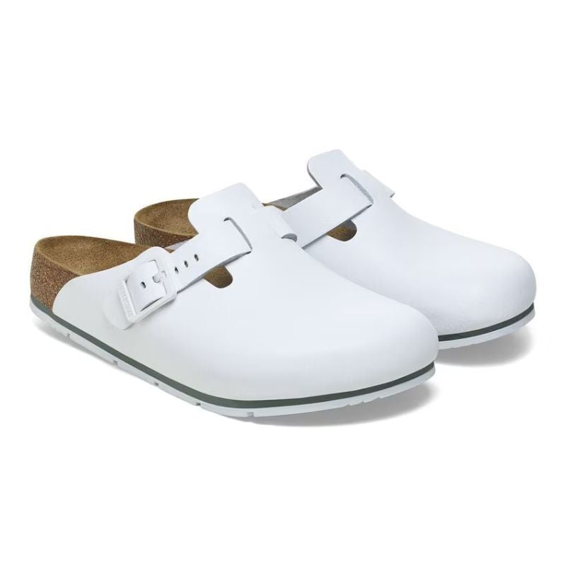 Unisex Boston Pro White Leather White