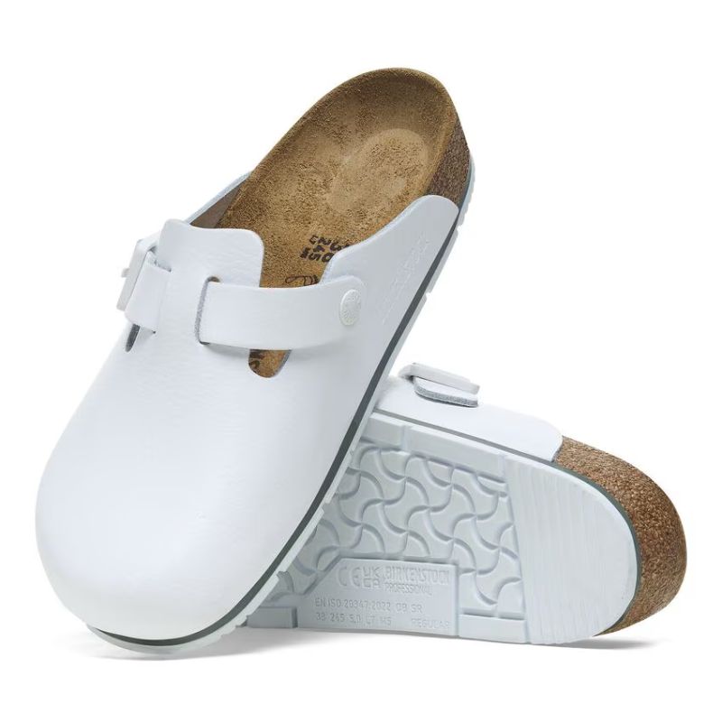 Unisex Boston Pro White Leather White