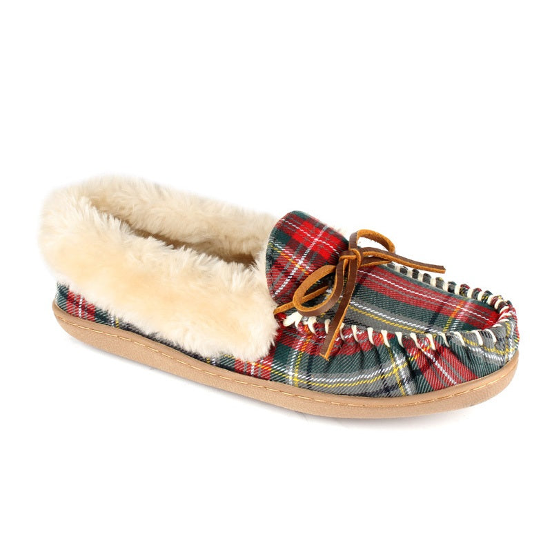 Women's JESSIE PLAID MOCCASIN TMRK