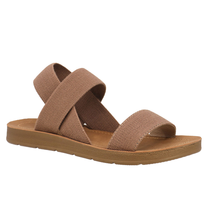 Women's Rae Elastic Sling Sandal Taupe