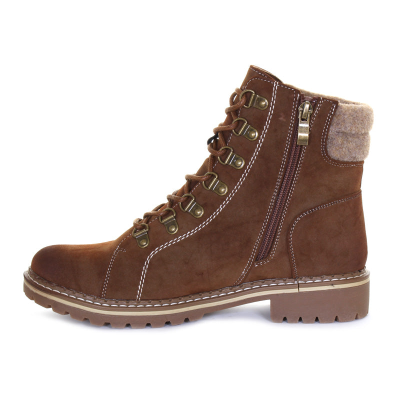 Womens Oshawa Lace Side Zip Boot