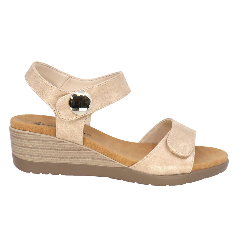 Women's TERI VELCRO WEDGE SLING SANDAL