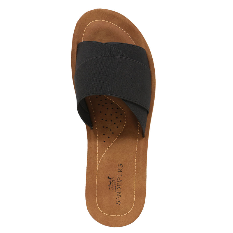 Womens Rhonda Flat Slide Sandal