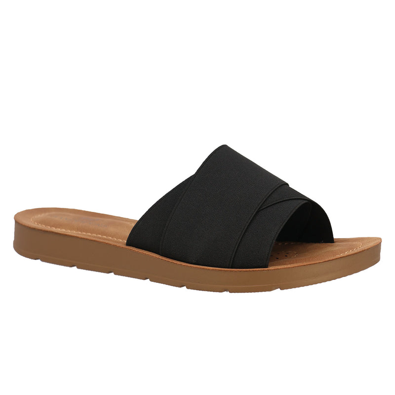 Womens Rhonda Flat Slide Sandal