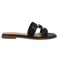 Women's VIENNA LEATHER SLIDE SANDAL