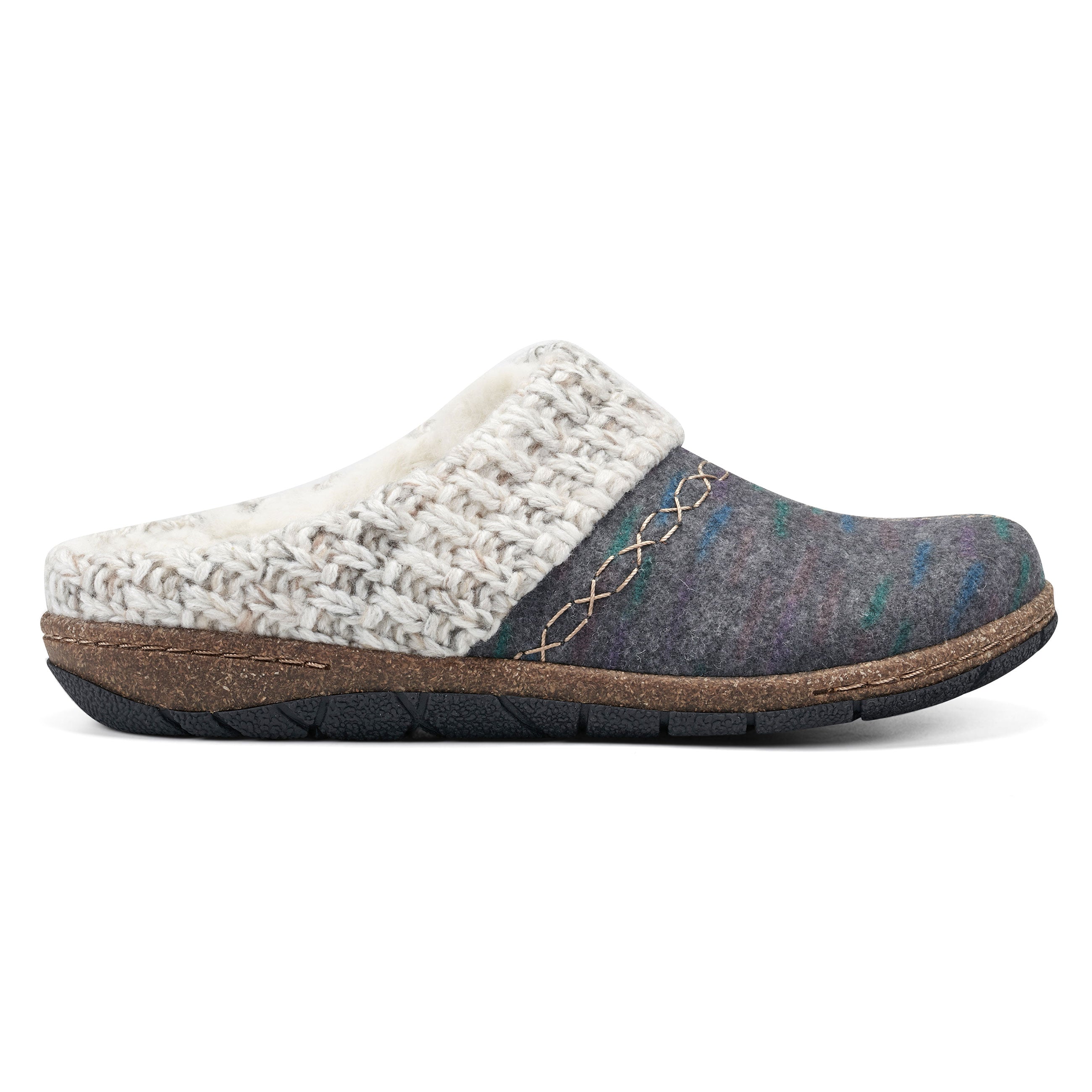 Earth | Women's Elana Slipper Grey | Tootsies Shoe Market